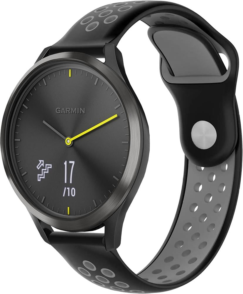 Ремешок Sport для Garmin Vivomove HR Black Grey (23032-53)