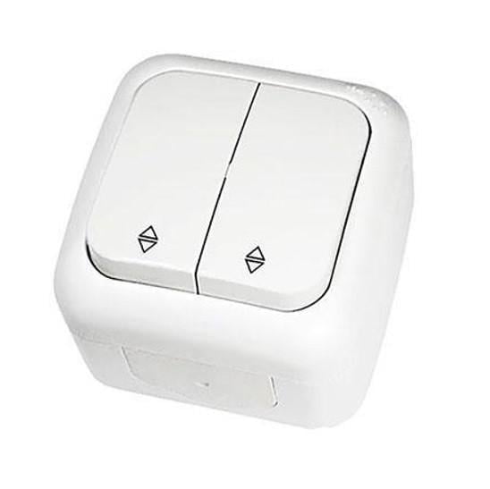 Выключатель Viko Palmiye двухклавишный проходной наружный Белый (21539-е) Выключатель Viko Palmiye двухклавишный проходной наружный Белый (21539-е)