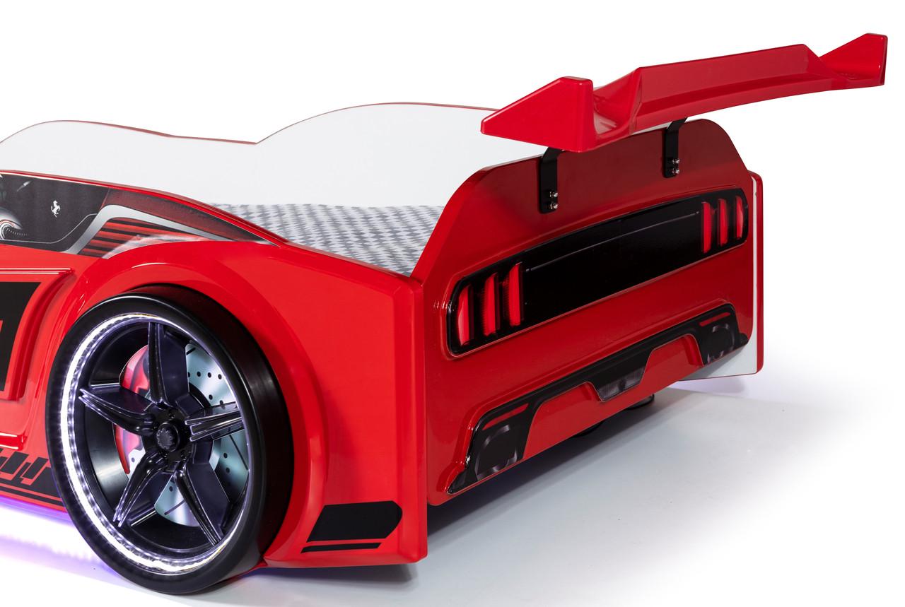 Кровать-машина Форсаж Красный (1664971944) - фото 4 Кровать-машина Форсаж Красный (1664971944) - фото 4