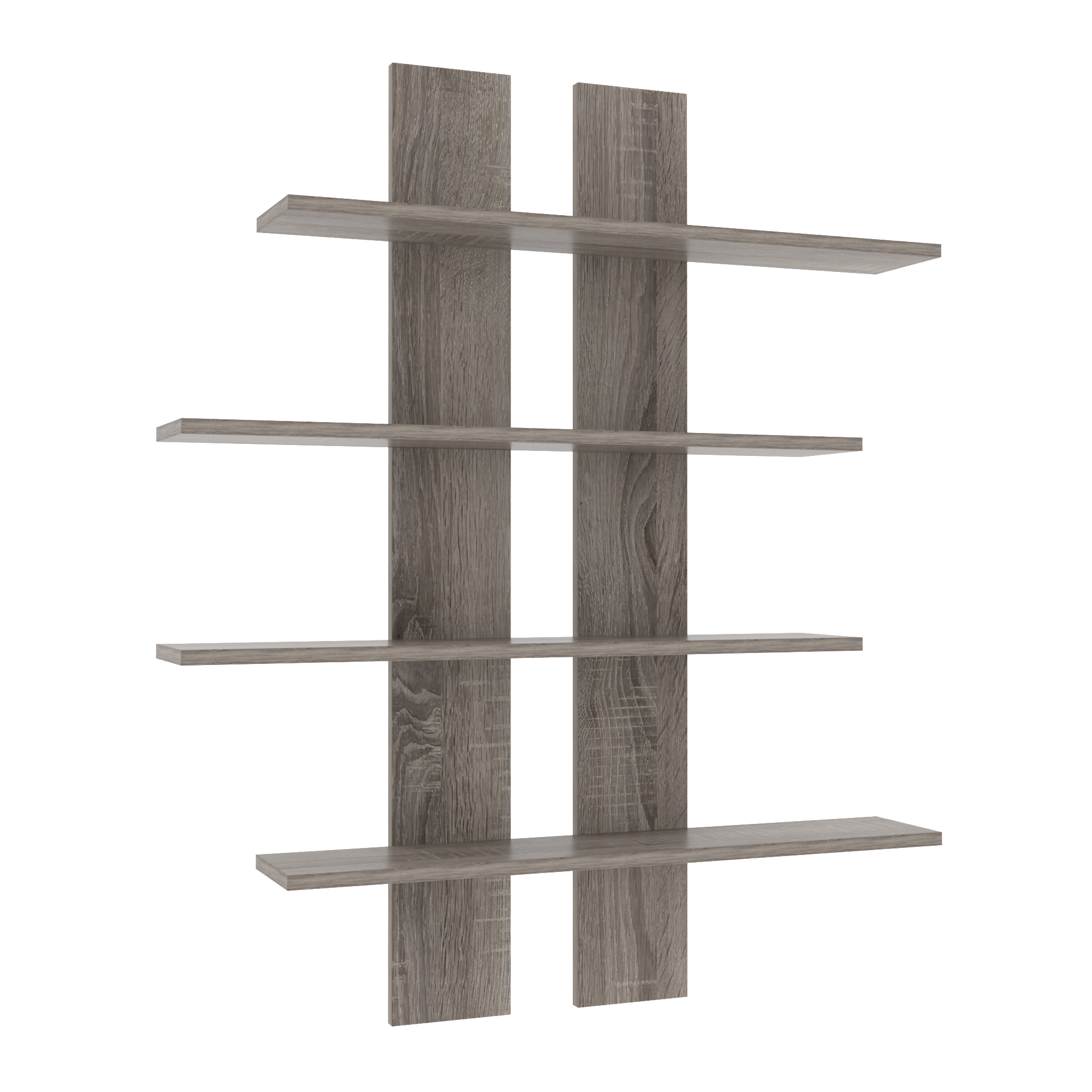 Полка подвесная П-6 910х160х1100 мм Дуб Сонома/Трюфель (18250082)