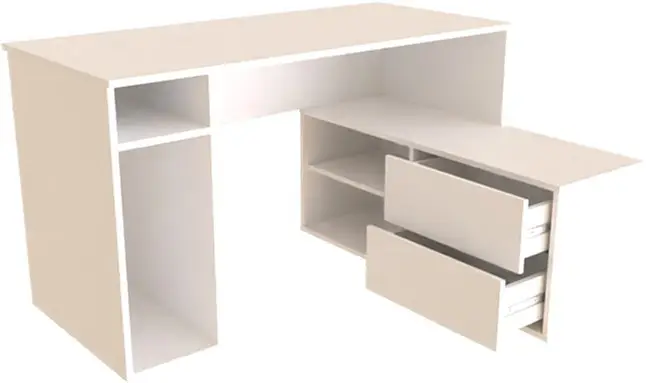 Комп'ютерний стіл IdealMebel КС-31 Білий