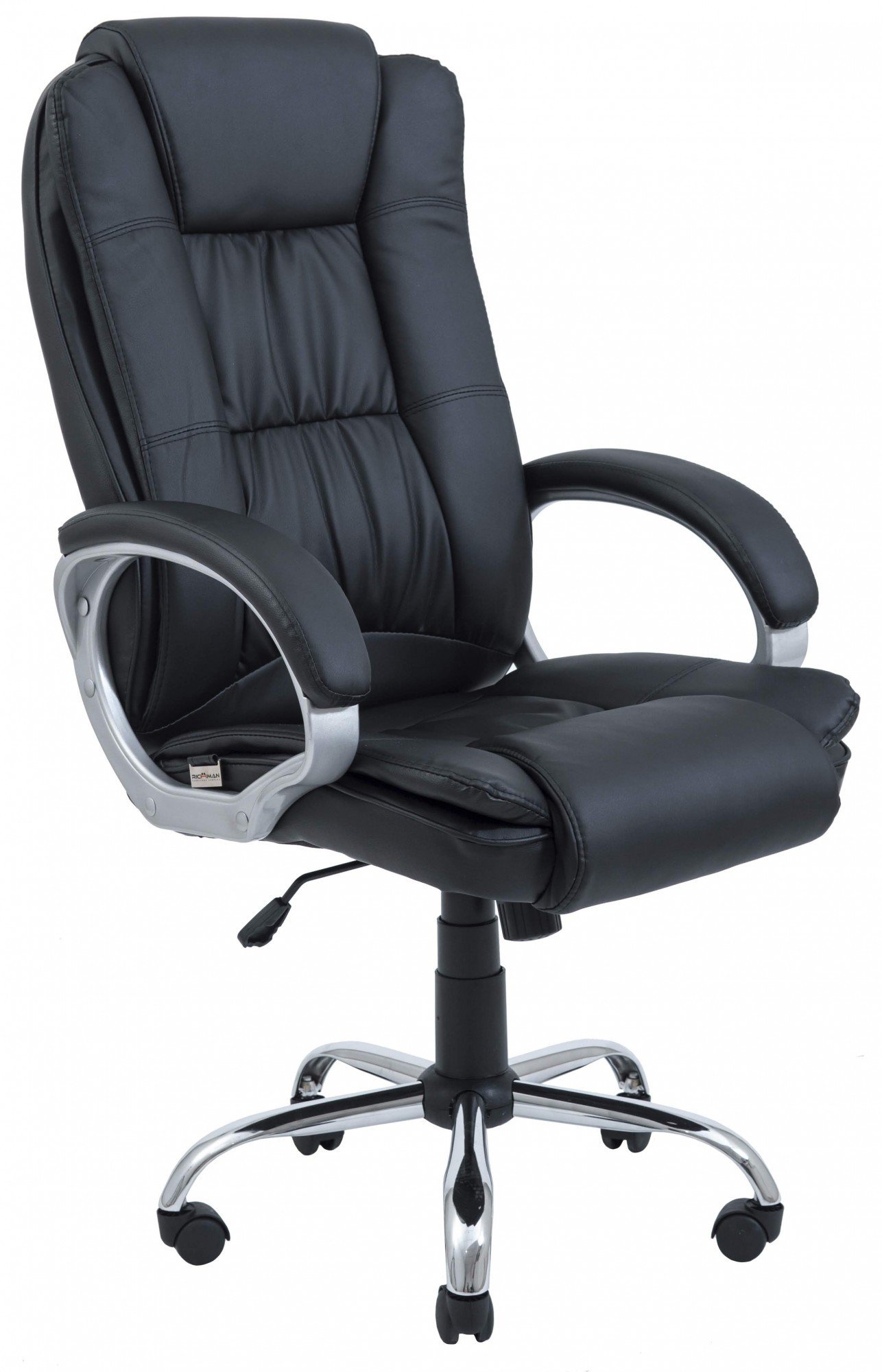 Офисное кресло руководителя Richman California Хром М1 Tilt Черный
