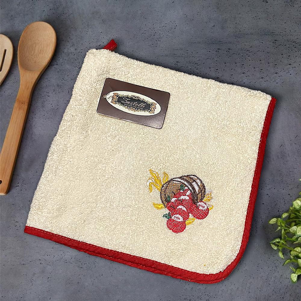 Набор кухонных полотенец Zastelli Рассыпанные блука махровые 50х50 см 4 шт. (21219)