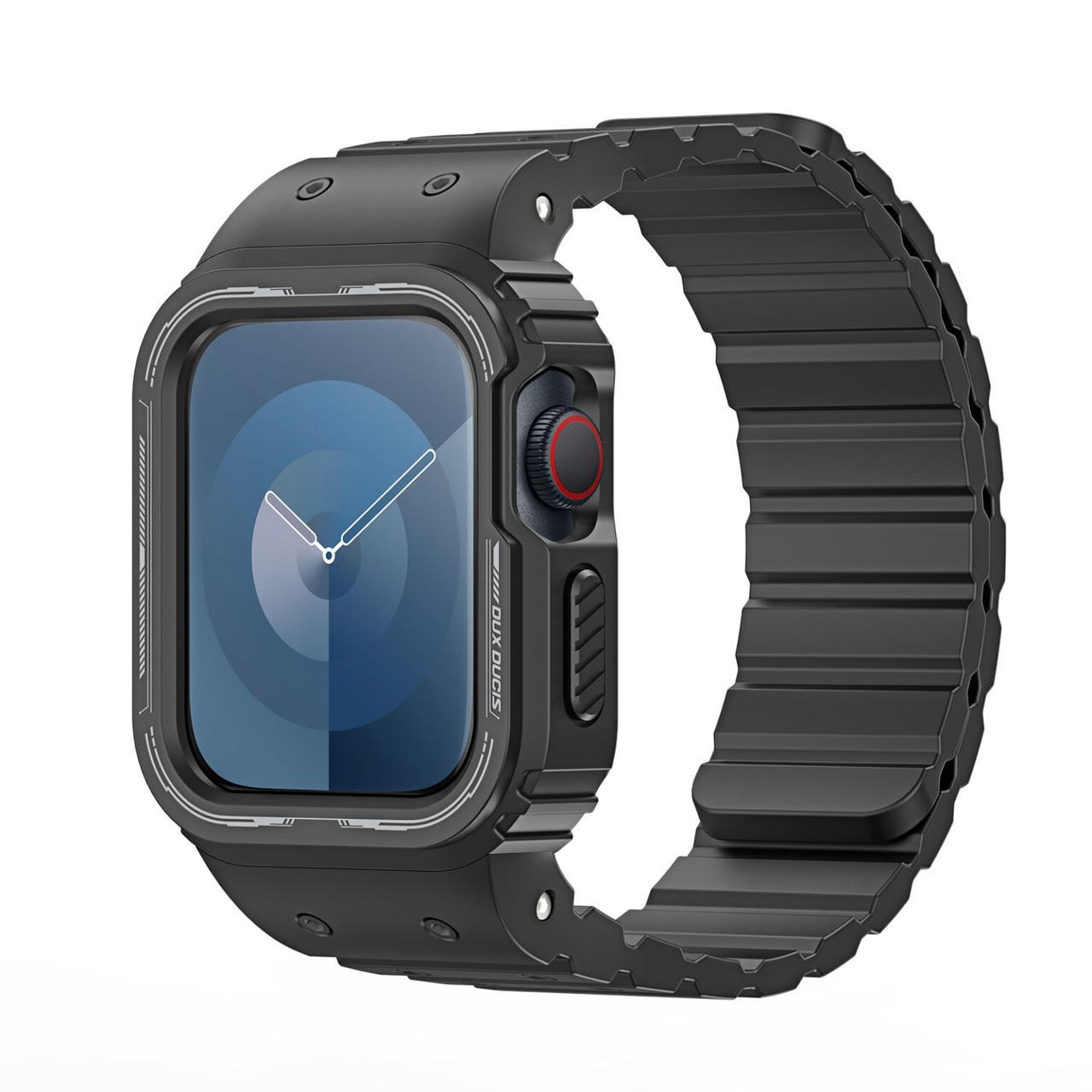 Чехол защитный с ремешком Dux Ducis OA Series для Apple Watch 42/44/45 мм Black (6934913023914)