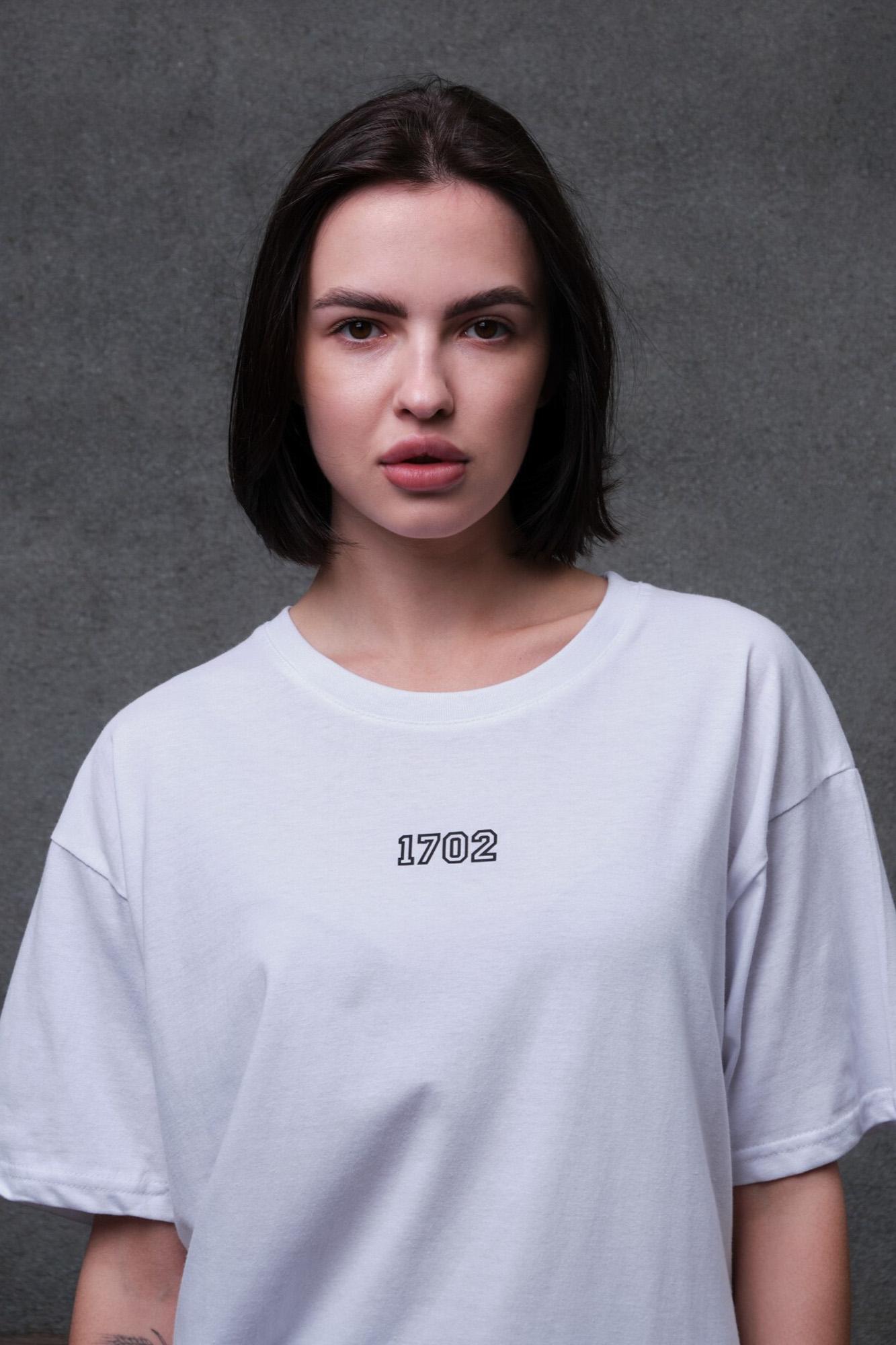 Футболка женская оверсайз Without Greek 2XL/3XL White (2XL8049313) - фото 4