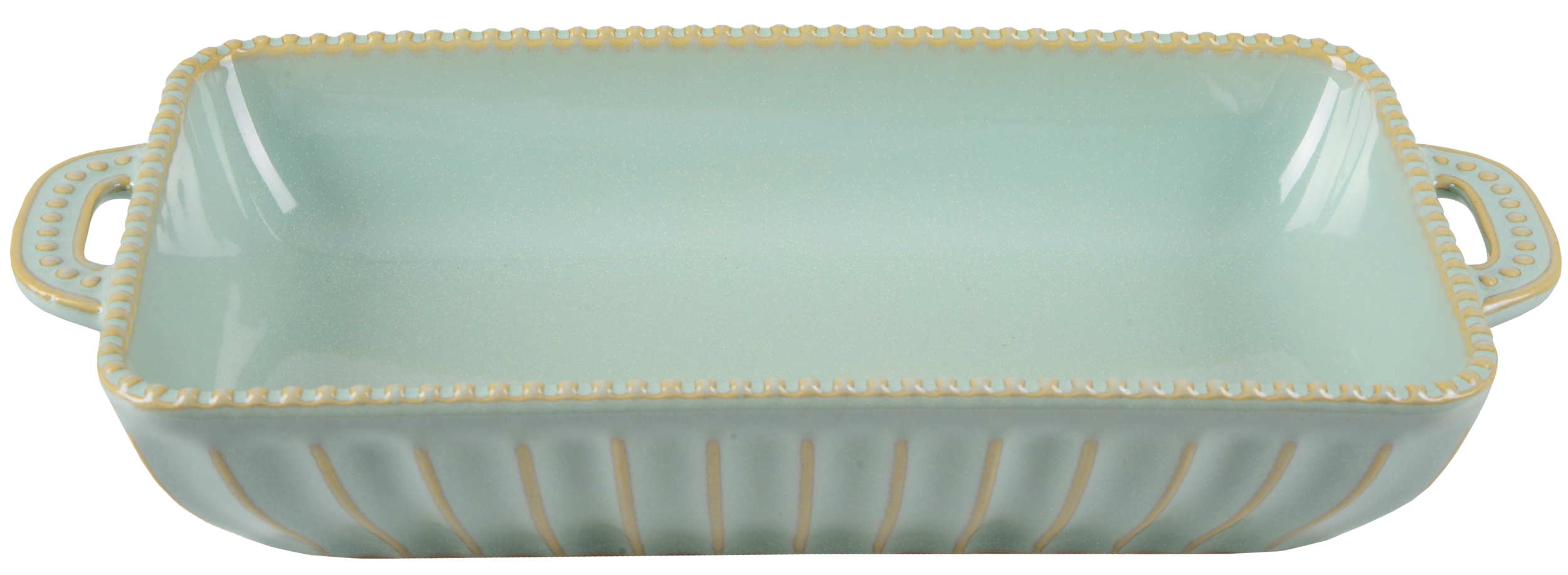 Форма для выпечки Limited Edition Allegra Oliva прямоугольная керамическая 34,5x17x6 см (GJH009-34-2-131)