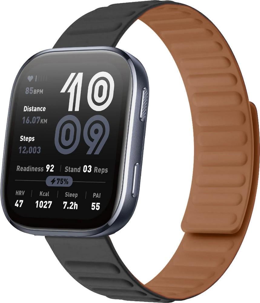 Ремешок магнитный Magneter для Amazfit Bip 6 Black (40525-2B)