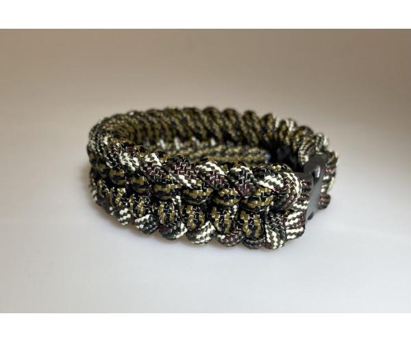 Плетеный браслет Safety из паракорда 20 см Разноцветный (9578)