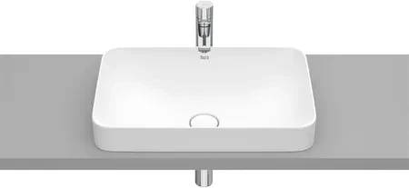 Умивальник ROCA Inspira Square Fineceramic 55х37 см White Matte (A327534620)