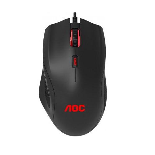 Мышка AOC GM200 игровая 4200dpi 6кн RGB PAW3519 Черный