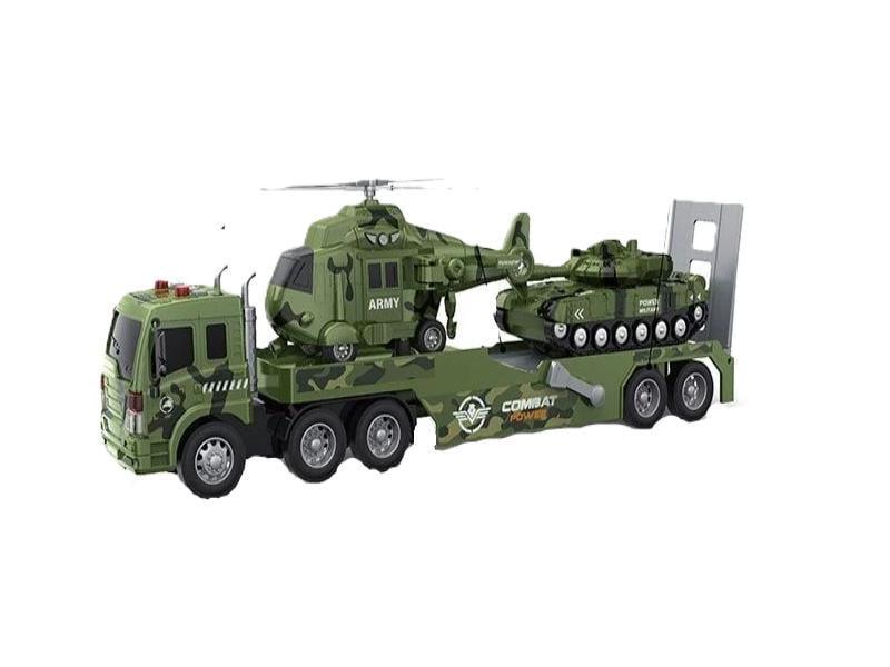 Машина WY 578 E подсветка/резиновые шины/танк/вертолет (24656150)