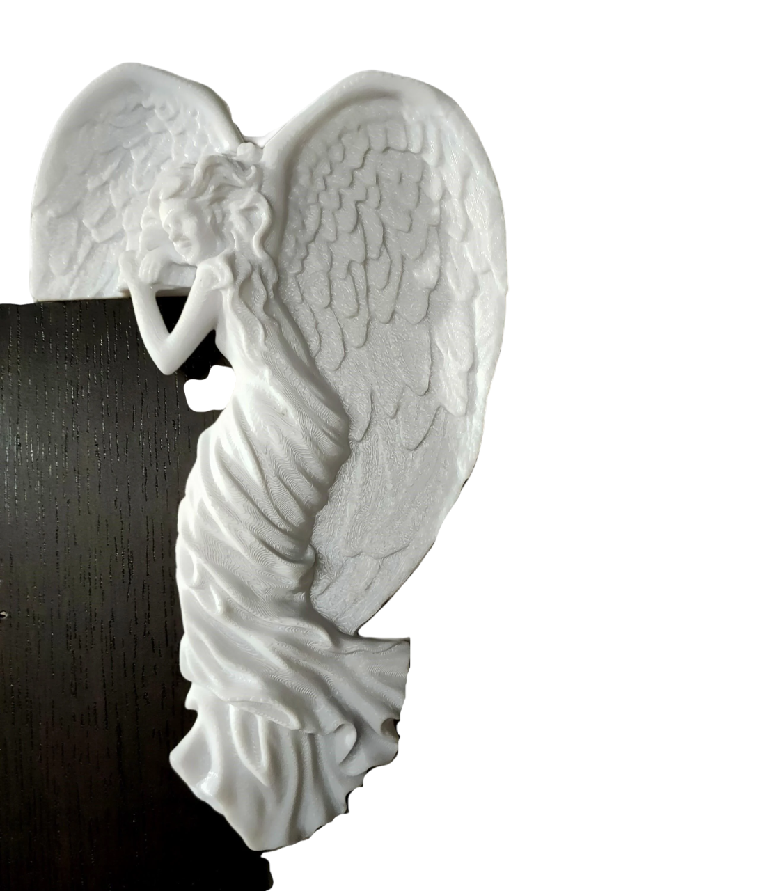 Оберіг Янгол на дверну раму 207х128х30 мм (OBY-60G-BIL)