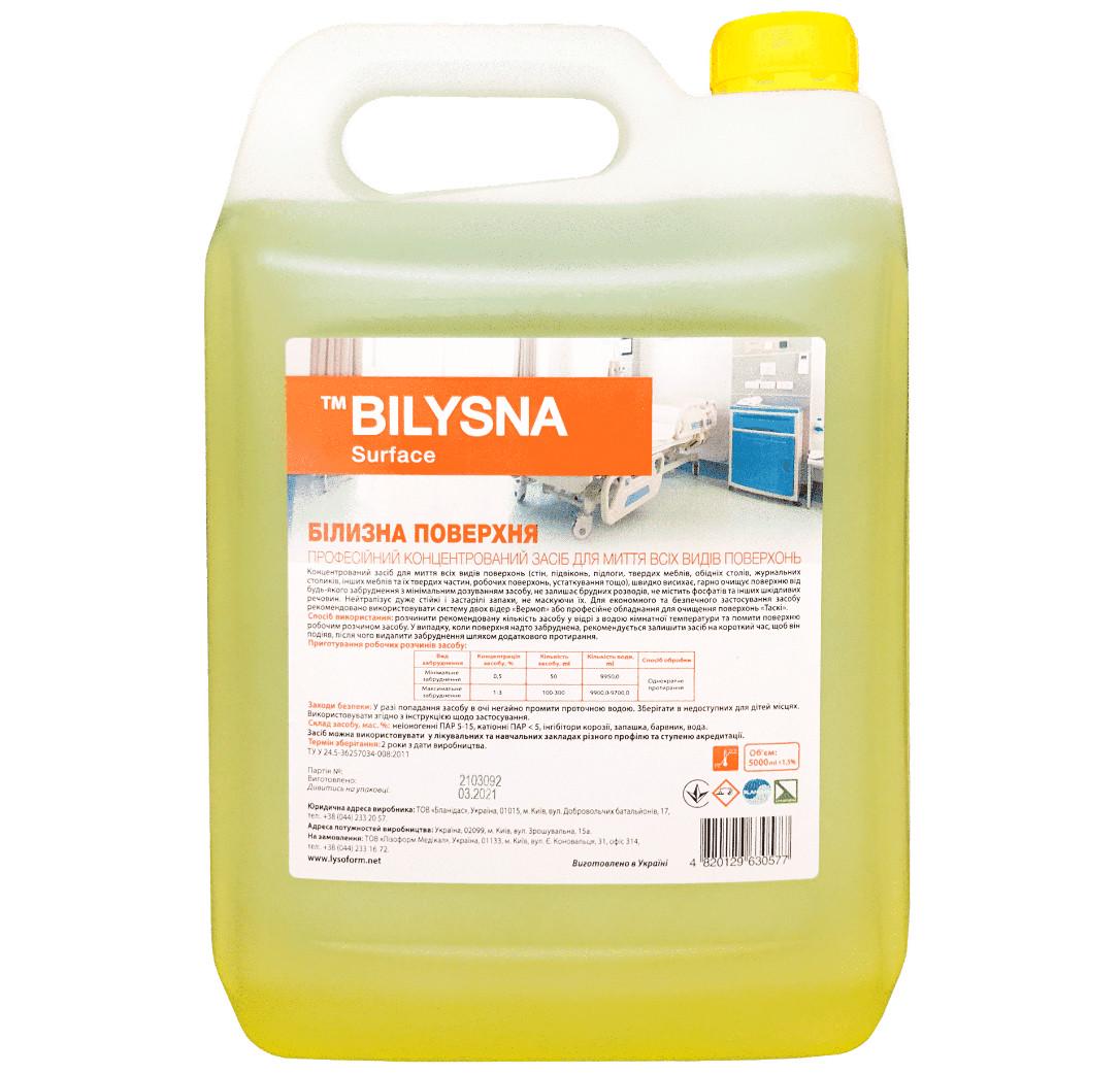 Професійний концентрований засіб Білизна для миття всіх видів поверхонь поверхня 5 л (00198)