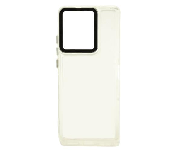 Чехол - накладка TPU Color Frame для Motorola Edge 50 Pro Прозрачный