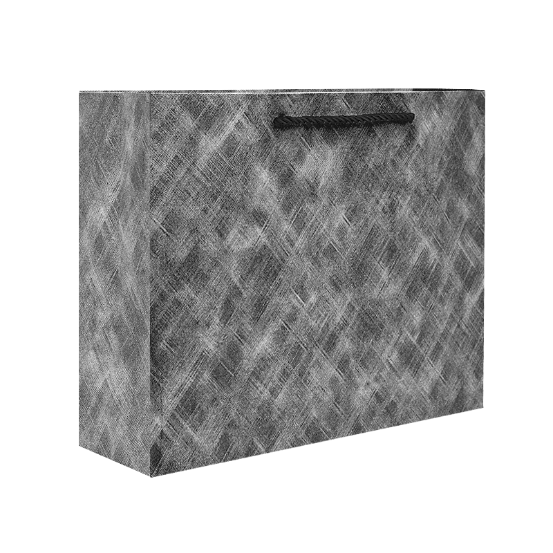 Подарочный пакет Lesko Y-229 Big Dark Gray