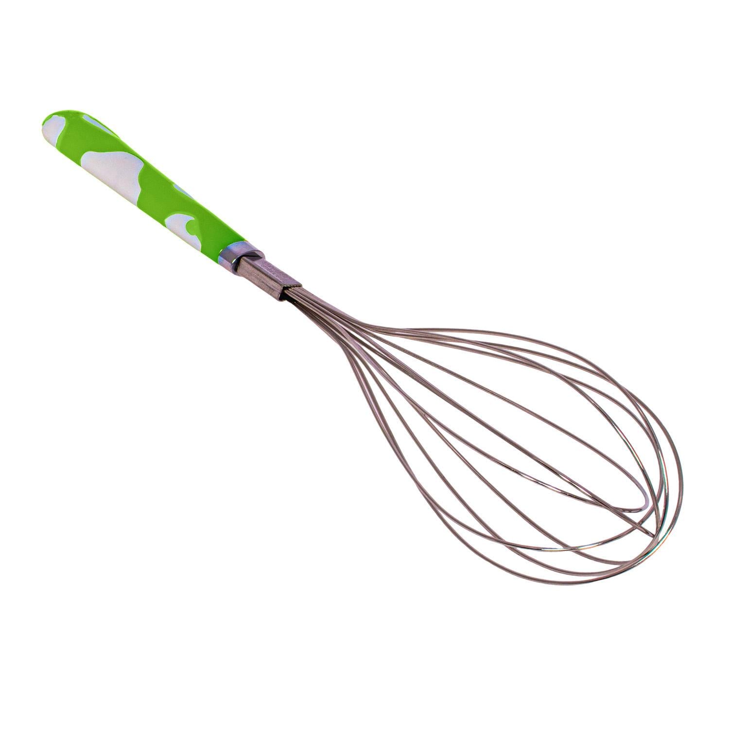 Венчик кухонный Kitchen Master из нержавеющей стали с керамической ручкой 29 см Салатовый (2054216415)