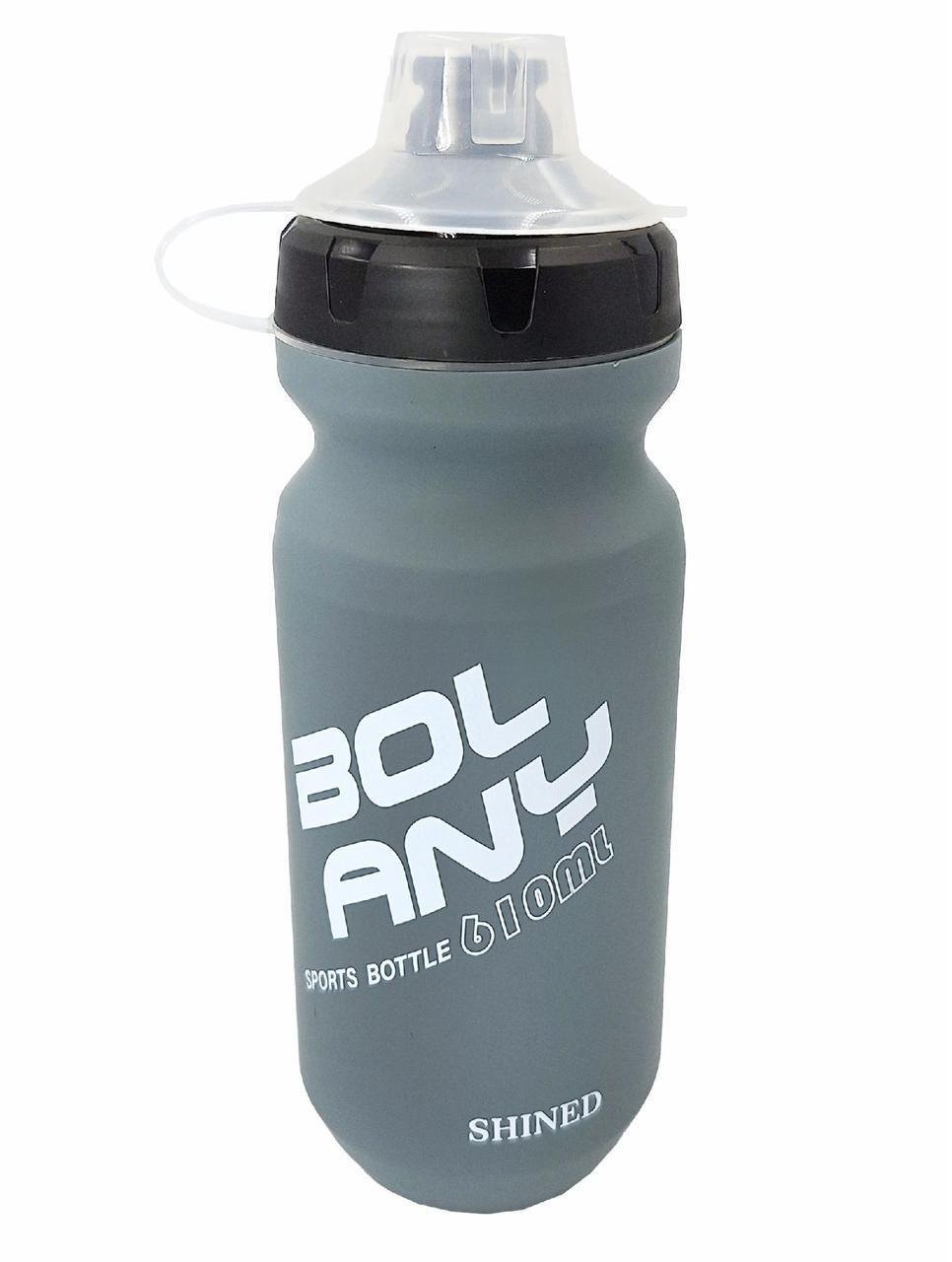 Фляга велосипедна BOLANY FM432 610 мл Сірий матовий (G0001623) - фото 1