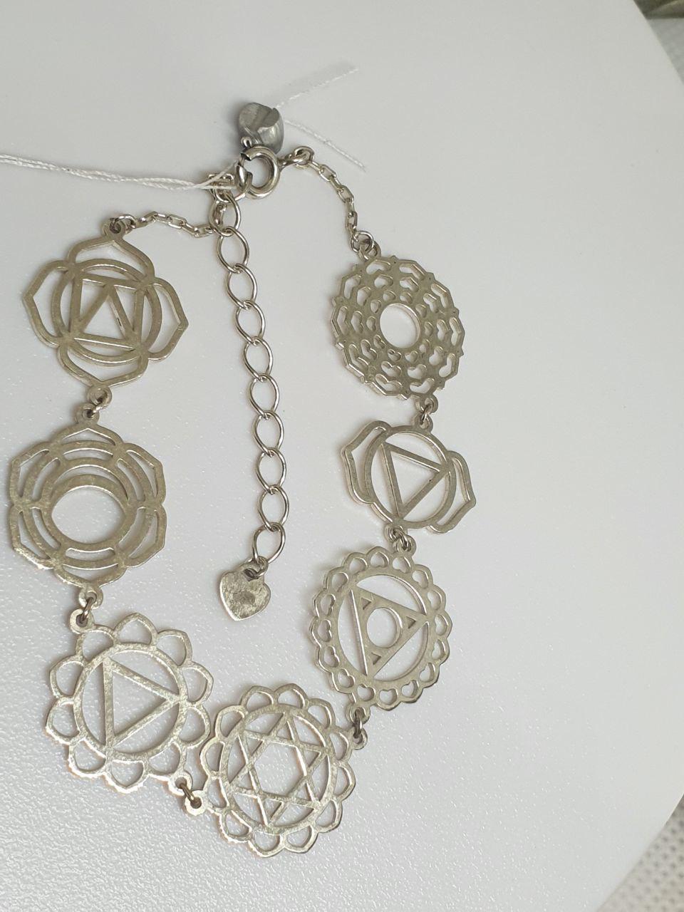 Браслет срібло Сім чакр 925 проба (2580812808)