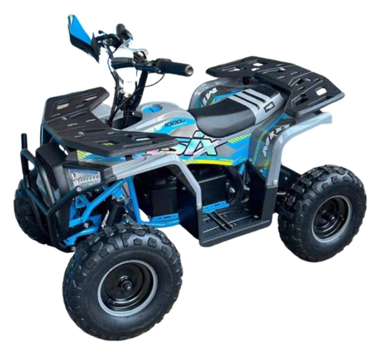 Квадроцикл дитячий Asix E-M10/6 електричний 1000W Синій (2391721207)