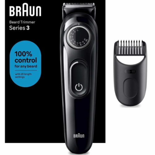 Тример Braun BT3400 Series 3 для бороди з 20 налаштуваннями 0,5-10 мм