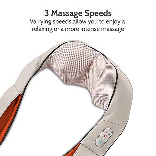 Ударный массажер SUNROZ JY-829 Massager of Neck Kneading для массажа шеи и плеч (SUN5711) - фото 3