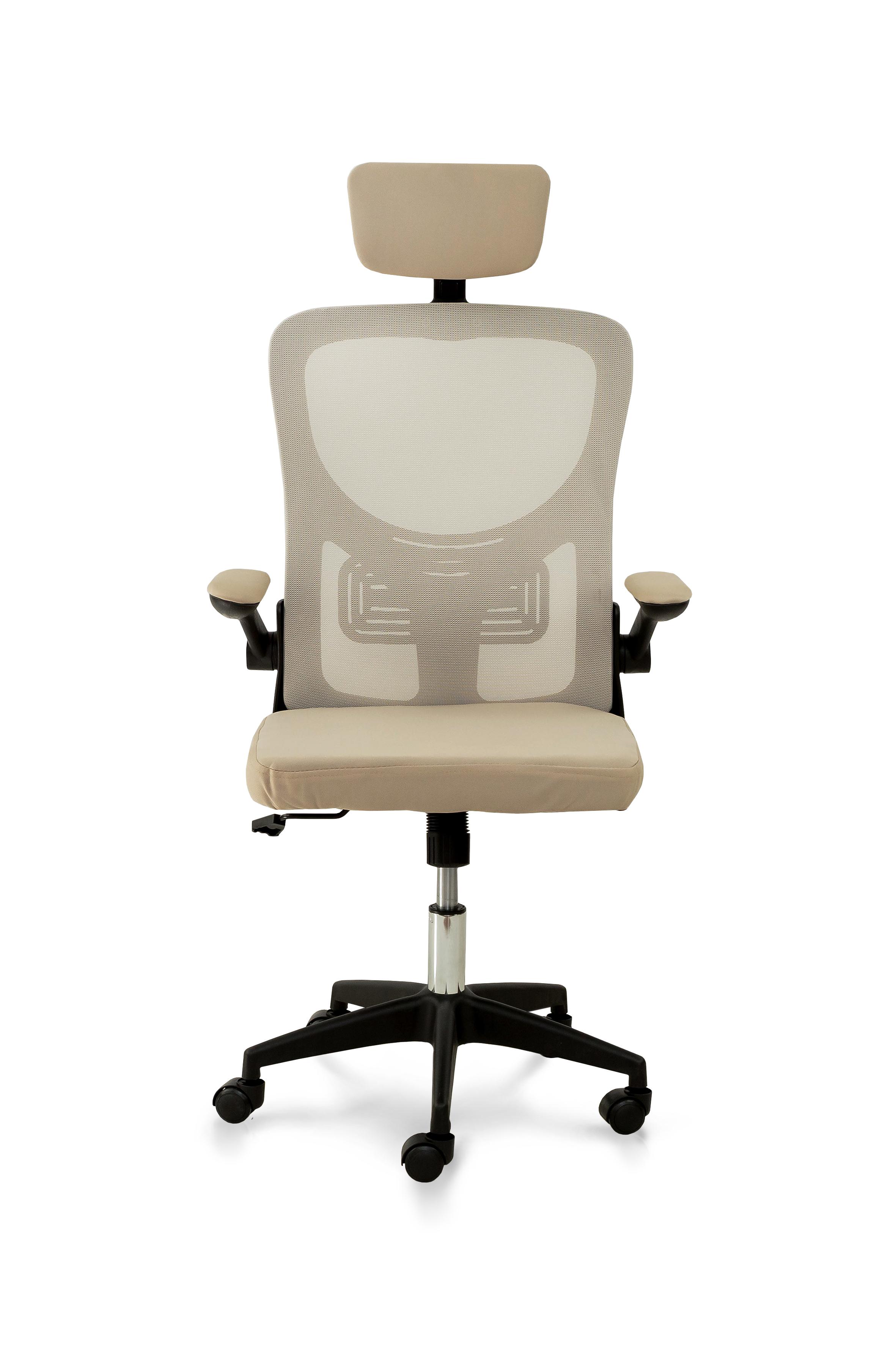 Офісне крісло Comfort Line TONUS Чорний/Бежевий (TNSBB-454712) - фото 2