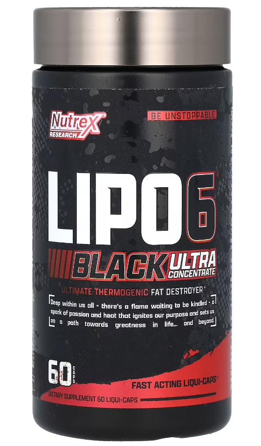 Жиросжигатель Nutrex Lipo-6 Black Ultra Concentrate 60 капсул
