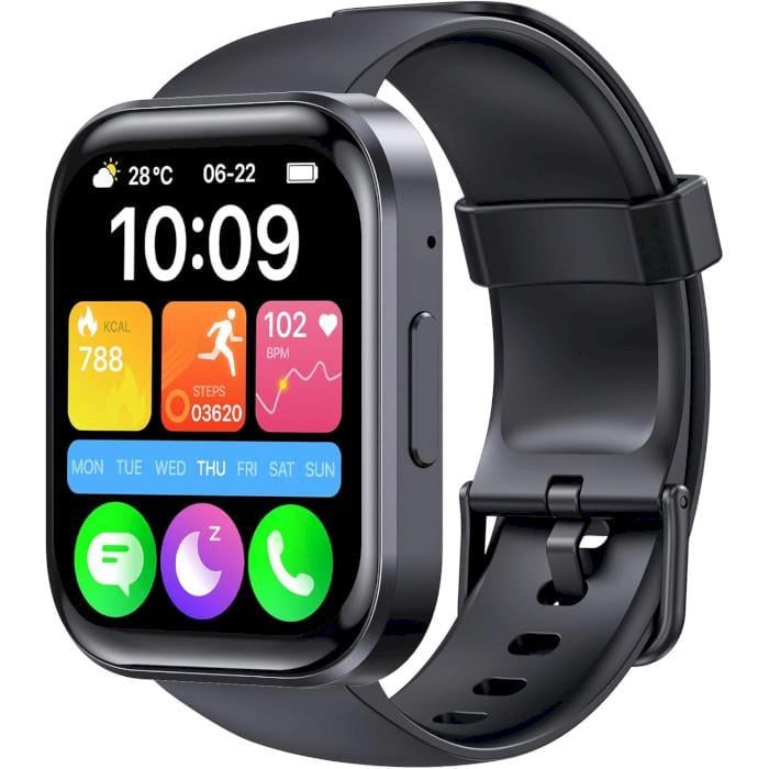Смарт-часы Oukitel BT103 6931940767064 унисекс Черный (615280)