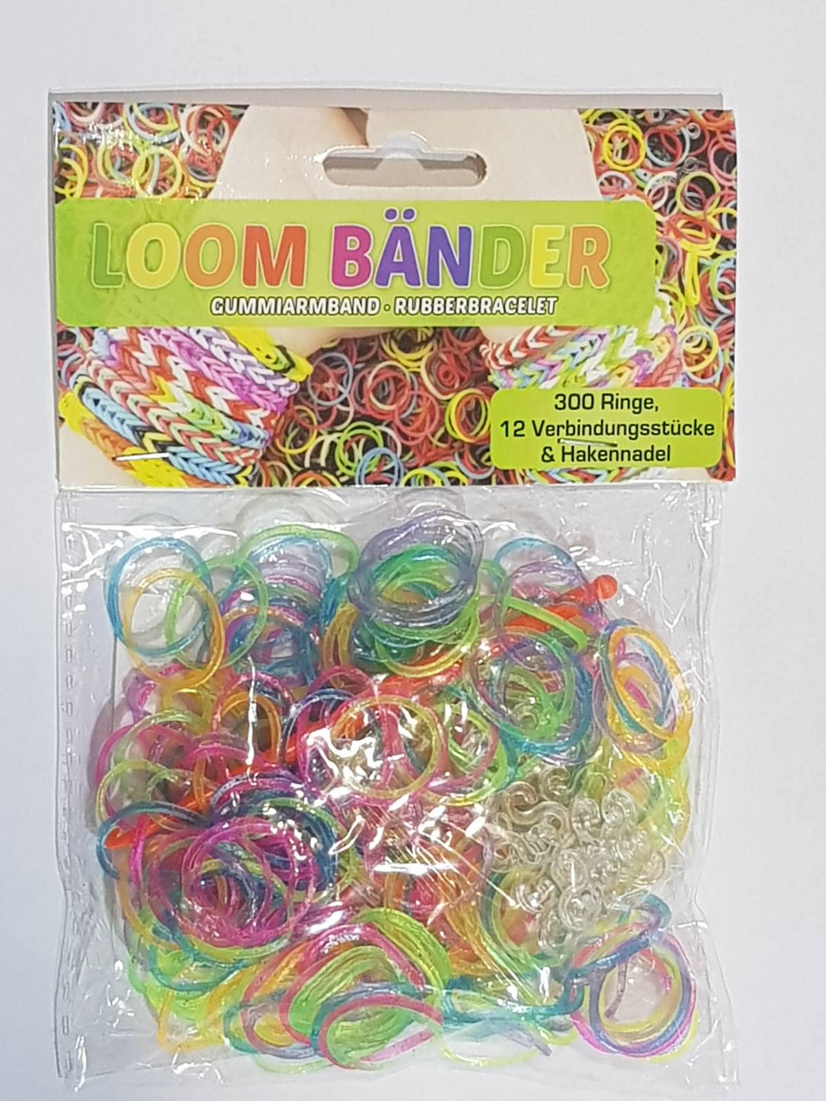 Резинки Loom twister для плетения браслетов 300 шт. Неоновый