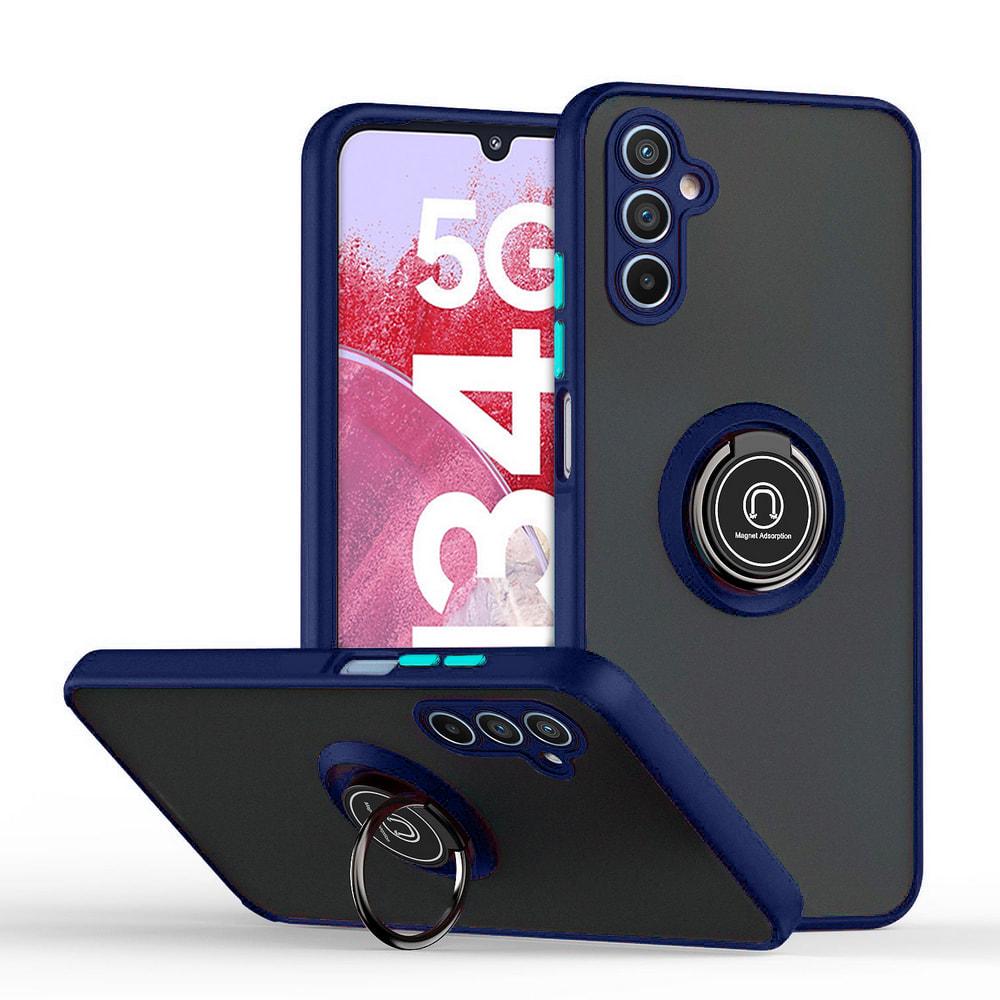Защитный чехол MatteLuxe Samsung Galaxy M34 5G M346 (с кольцом) Blue (34658-28)