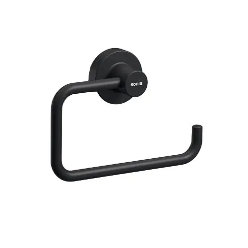 Держатель туалетной бумаги Sonia Tecnoproject Black 160х110х41 мм Черный (176779)