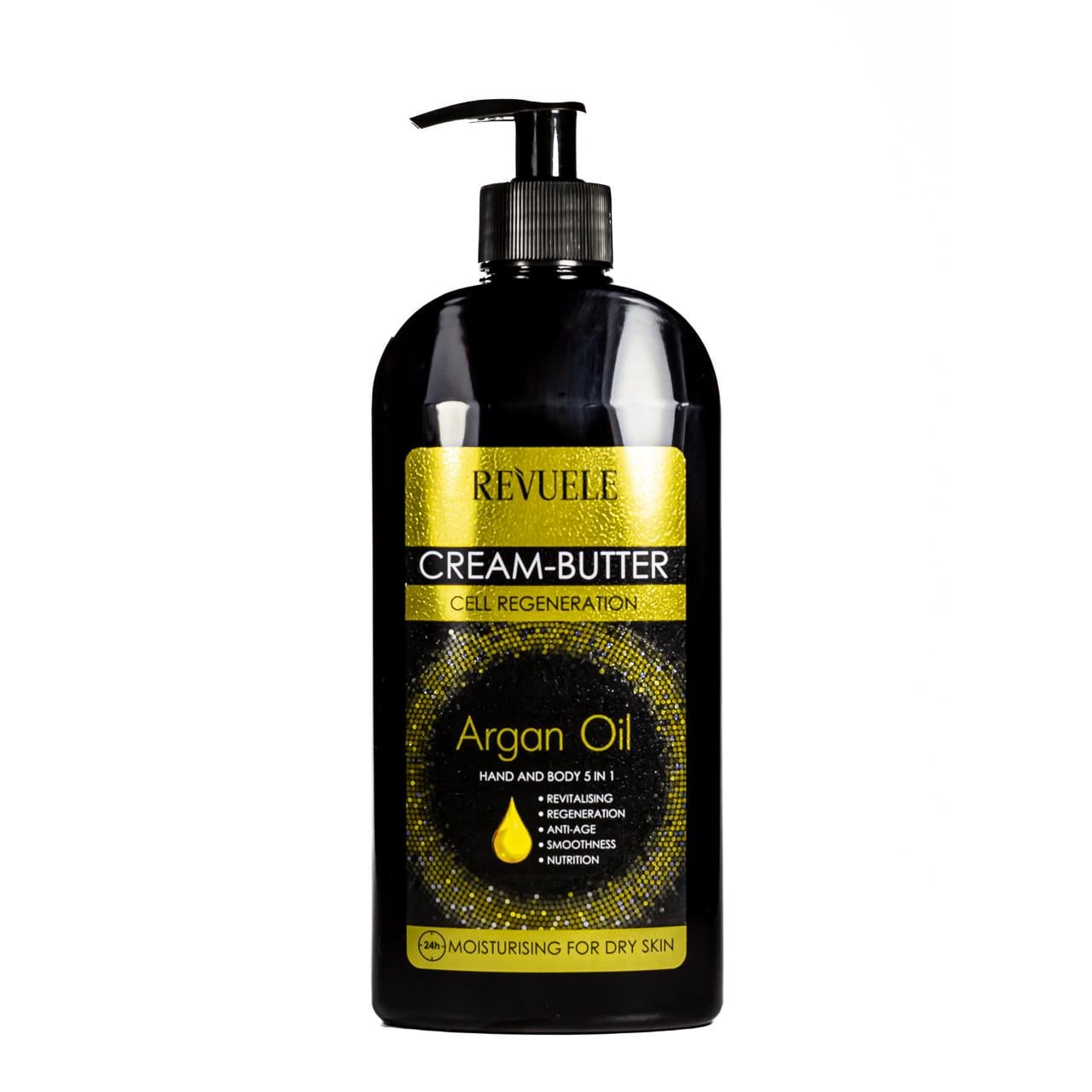 Крем масло для рук и тела Revuele Argan Oil Cream-Butter 5в1 400 мл