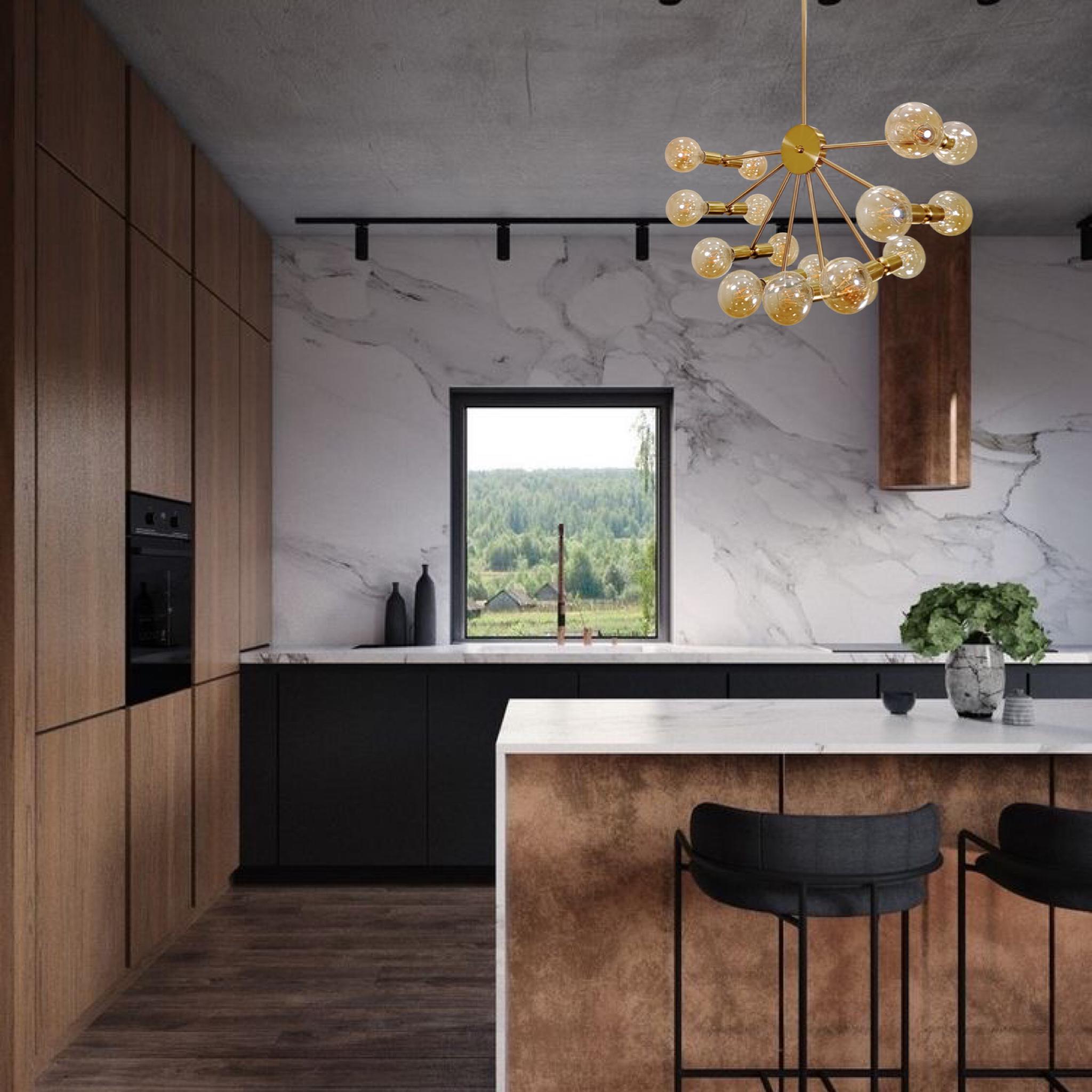 Люстра на 16 ламп Бронзовий (61-V1015-16 BRZ) - фото 2 Люстра на 16 ламп Бронзовий (61-V1015-16 BRZ) - фото 2