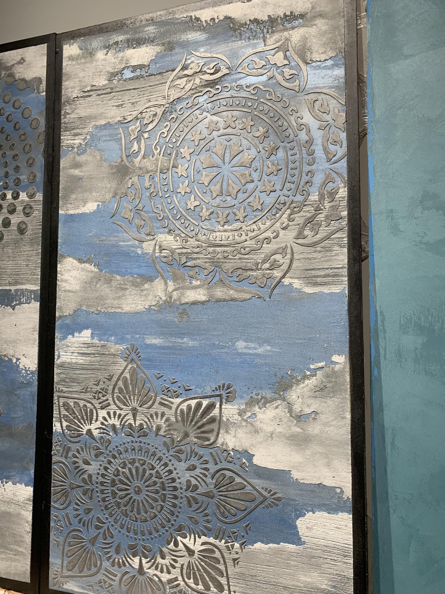 Трафарет многоразовый DFA Круглый узор 49 для штукатурки и краски (С00049) - фото 2