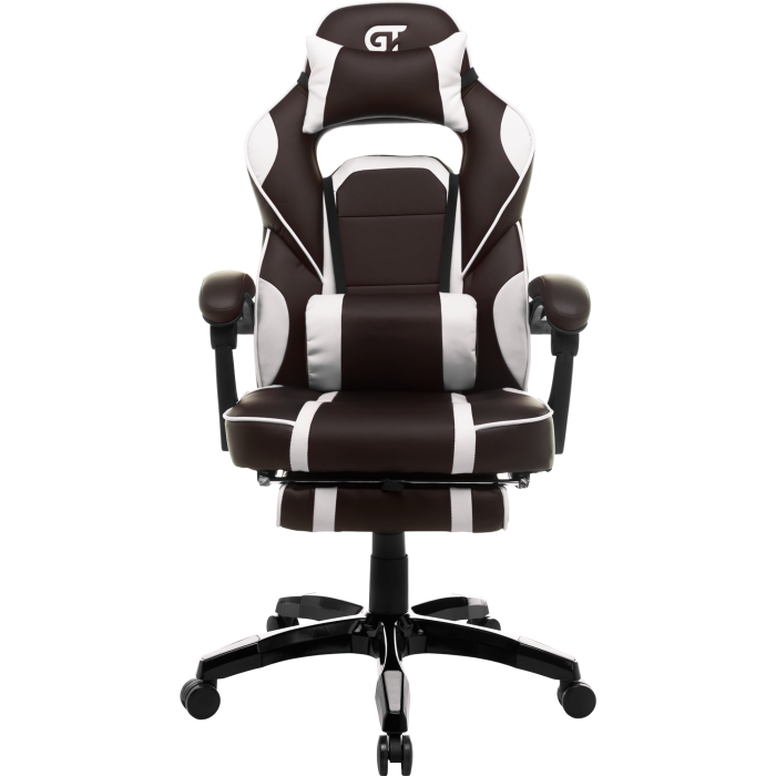 Кресло геймерское GT Racer X-2749-1 Dark Brown/White