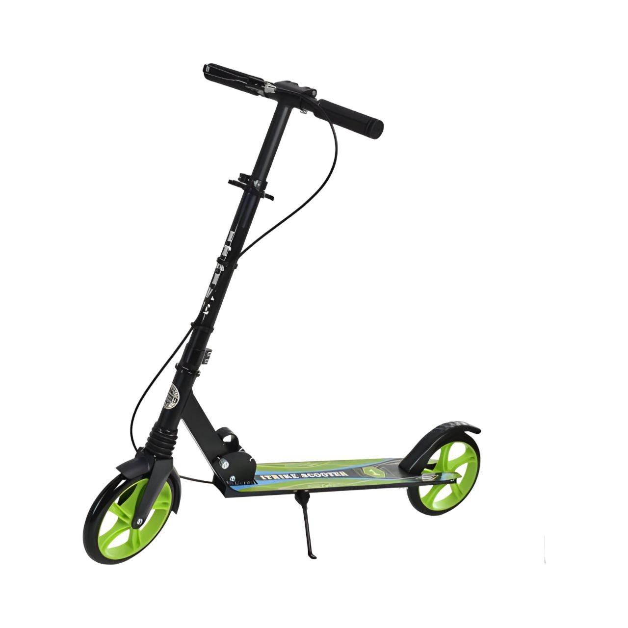 Самокат городской SR 2-049-1-GR взрослый алюминиевый с подставкой и ручным тормозом Зеленый (26395861) Самокат городской SR 2-049-1-GR взрослый алюминиевый с подставкой и ручным тормозом Зеленый (26395861)