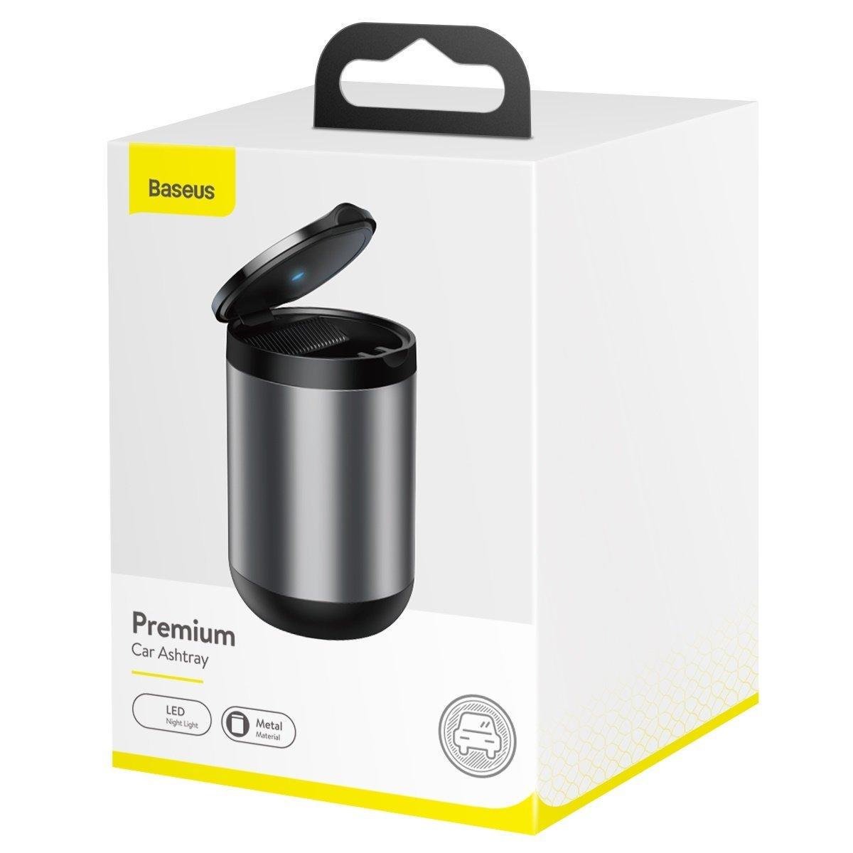 Пепельница BASEUS Premium Car Ashtray Dark gray - фото 3