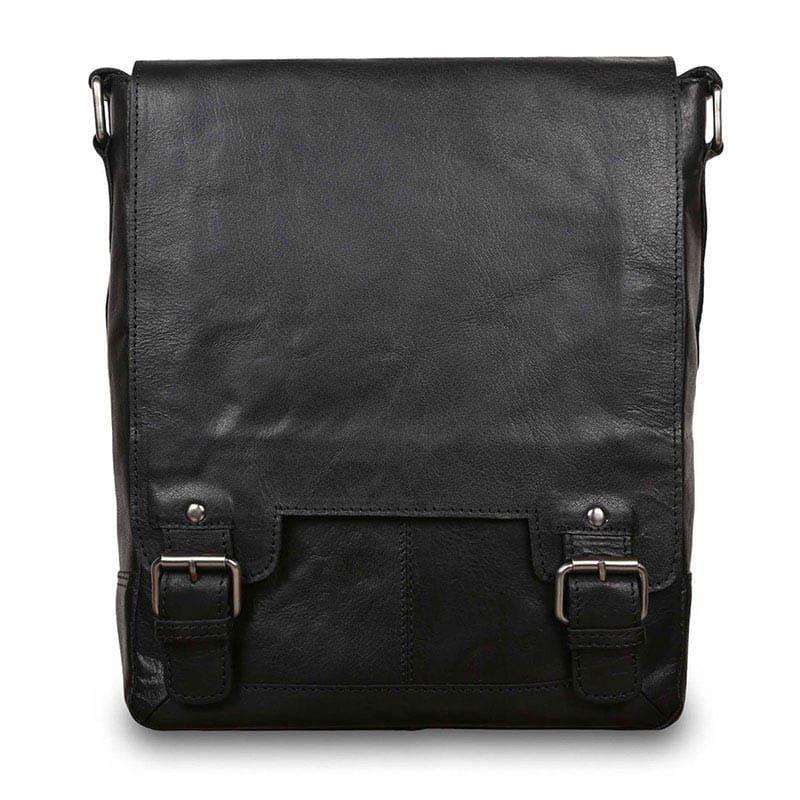Сумка мужская Ashwood Leather 8342 6 л Черный (8342 BLACK)