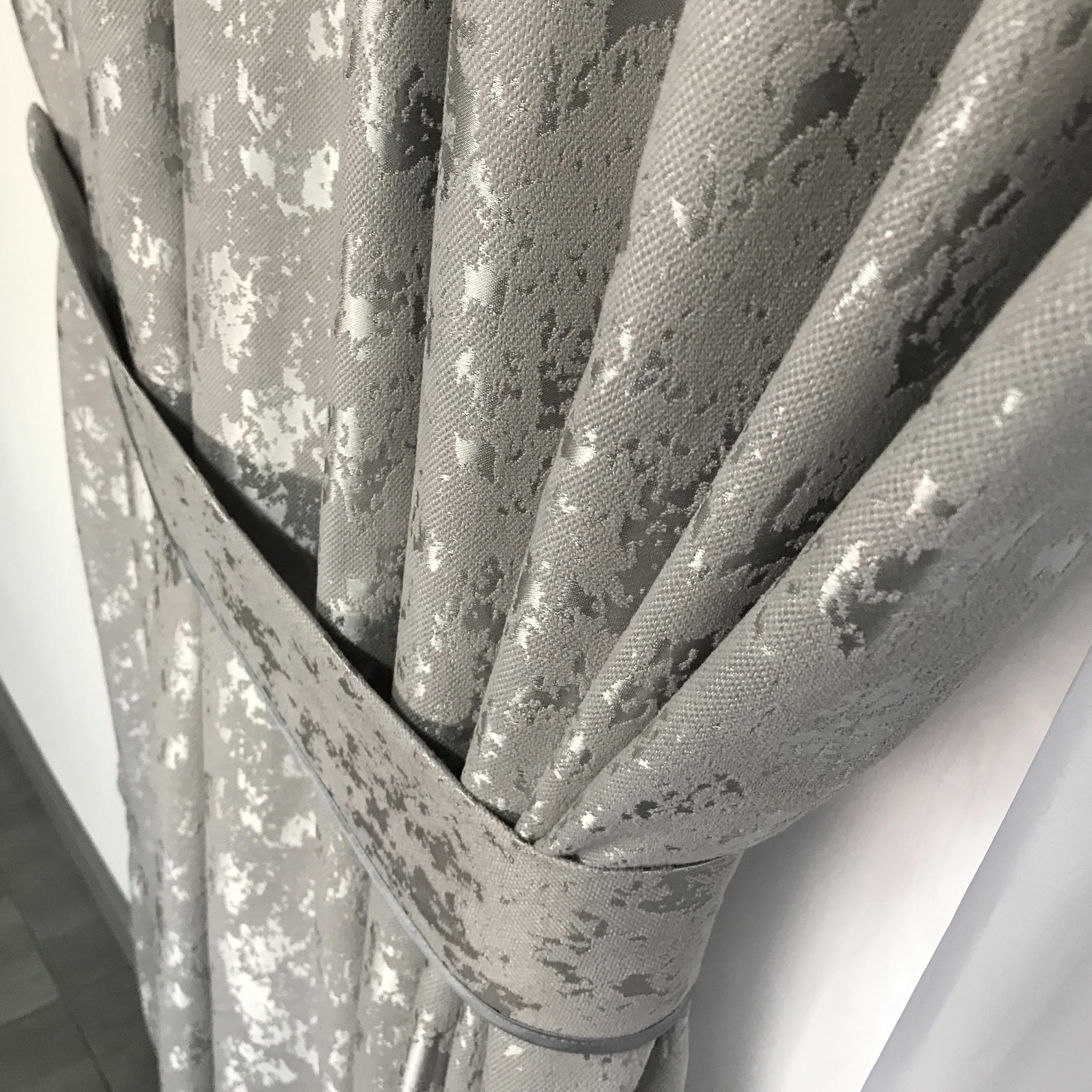 Готові мармурові штори ALBO 200x270 см 2 шт. Сірий (SH-M19-2) - фото 9