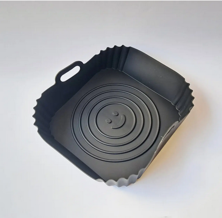 Форма силиконовая квадратная для аэрогриля мультипечи 18,5 см Черный (REN-754) - фото 3 Форма силиконовая квадратная для аэрогриля мультипечи 18,5 см Черный (REN-754) - фото 3