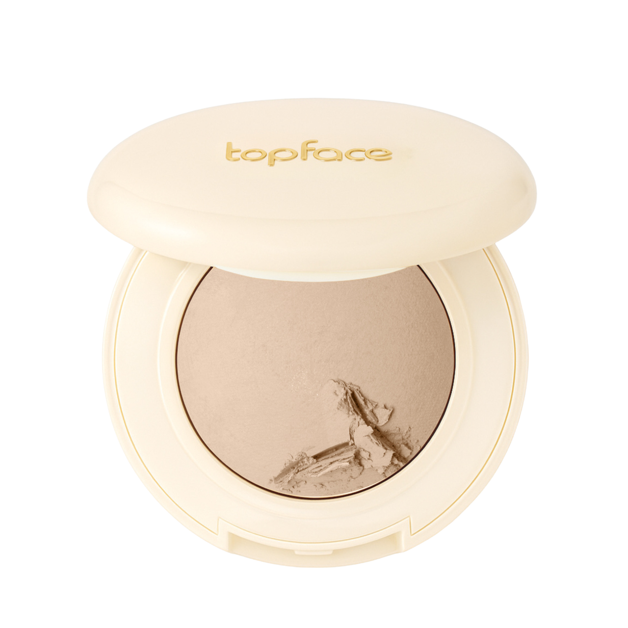 Пудра для лица запеченная TopFace ProHD Natural Glow PT704 003 Light Beige Светло-бежевый