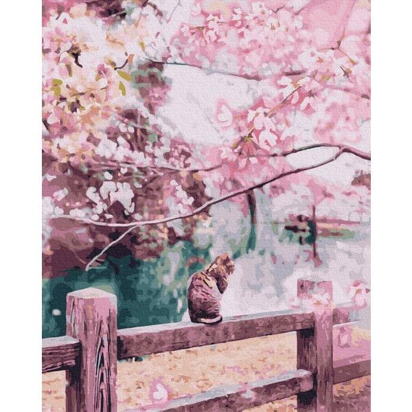 Картина по номерам Brushme GX30046 Котик в цветущей сакуре 40х50 см (1377140008) Картина по номерам Brushme GX30046 Котик в цветущей сакуре 40х50 см (1377140008)