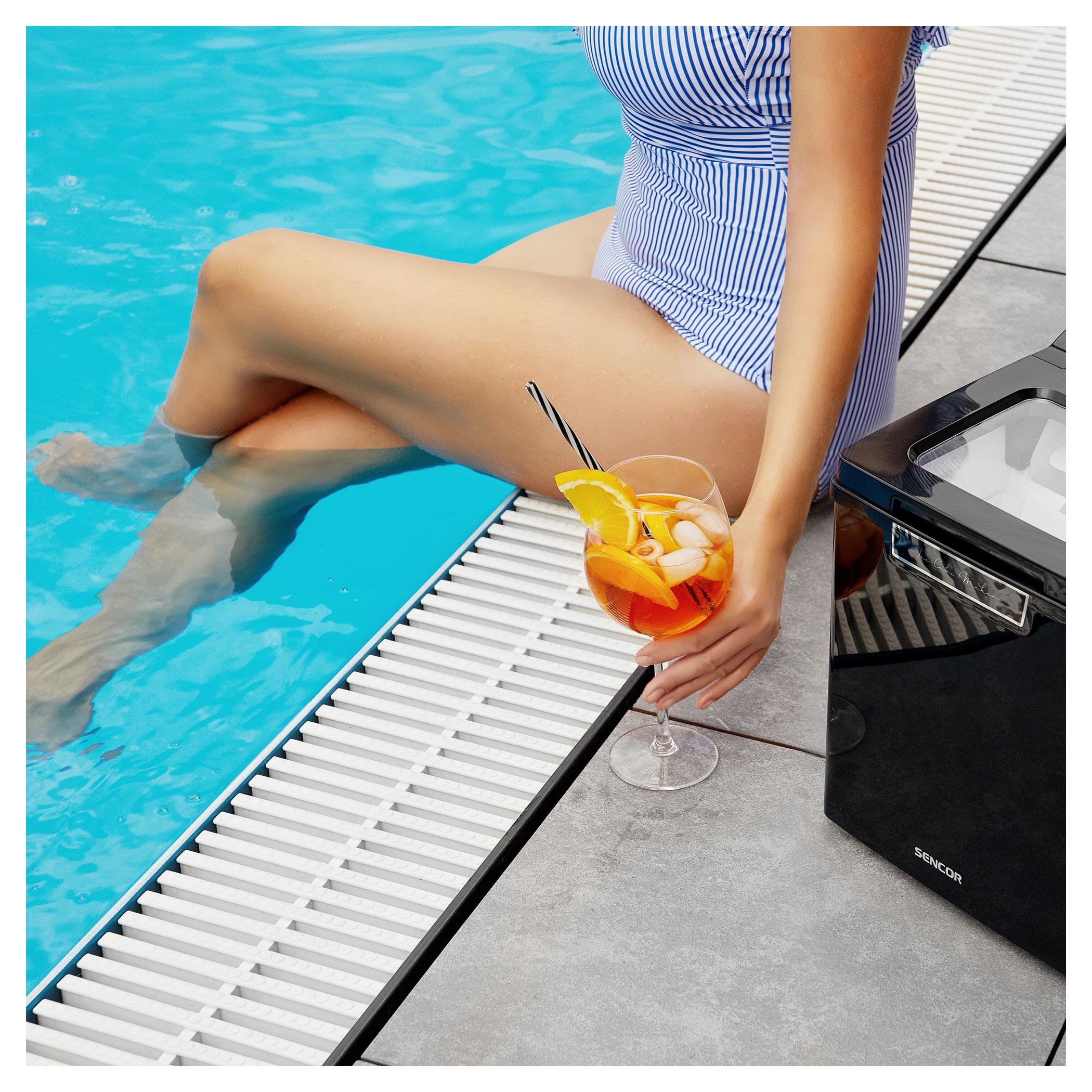 Льдогенератор Sencor SIM3000BK портативный бытовой 105 Вт R600a Черный (622465) - фото 7 Льдогенератор Sencor SIM3000BK портативный бытовой 105 Вт R600a Черный (622465) - фото 7