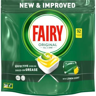 Капсули для посудомийних машин Fairy All in One Lemon 92 шт. (13311268)