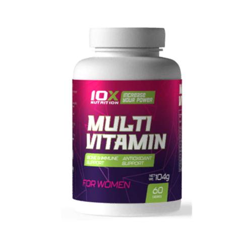Витаминно-минеральный комплекс для спорта 10XNutrition Multivitamin for Women 60 Tabs Витаминно-минеральный комплекс для спорта 10XNutrition Multivitamin for Women 60 Tabs