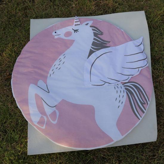 Ковдра-килимок в дитячу кімнату Єдиноріг 80 см Pink (124082) - фото 5 Ковдра-килимок в дитячу кімнату Єдиноріг 80 см Pink (124082) - фото 5
