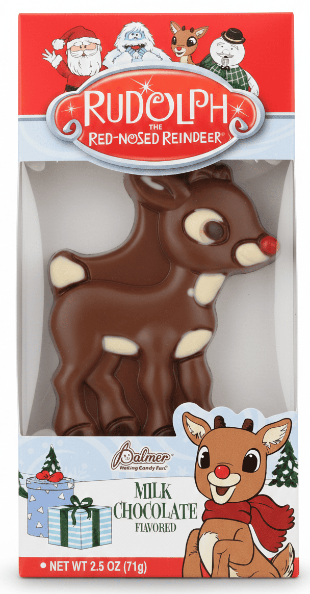 Шоколадна фігурка олень Rudolph the Red Nosed Reindeer 71 г (1714520788)