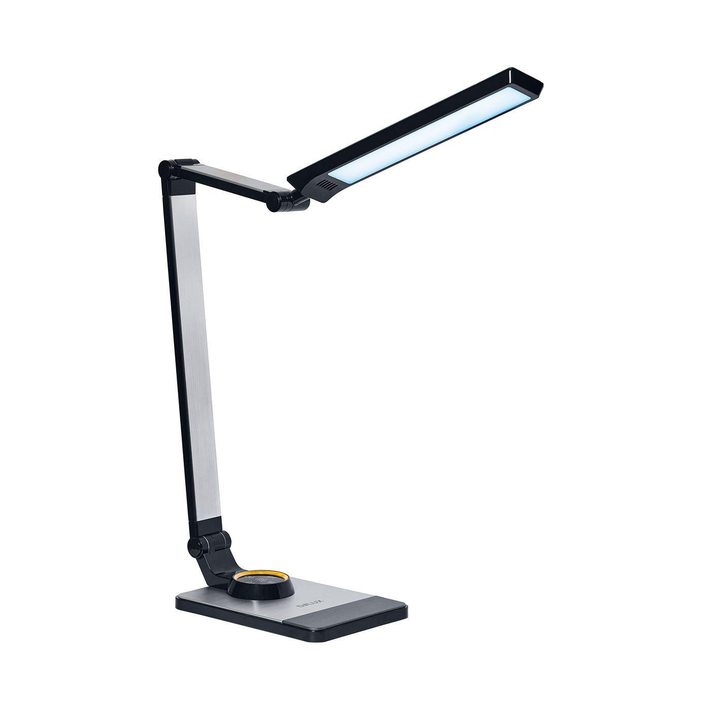 Світильник настільний Delux TF-520 10 Вт LED 3000/4000/6000K USB Сріблястий (12585936)