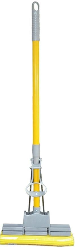 Швабра з віджимом Мій Дім Standard Double Mop телескоп 27 см 90-128 см Grey (SMD00569)