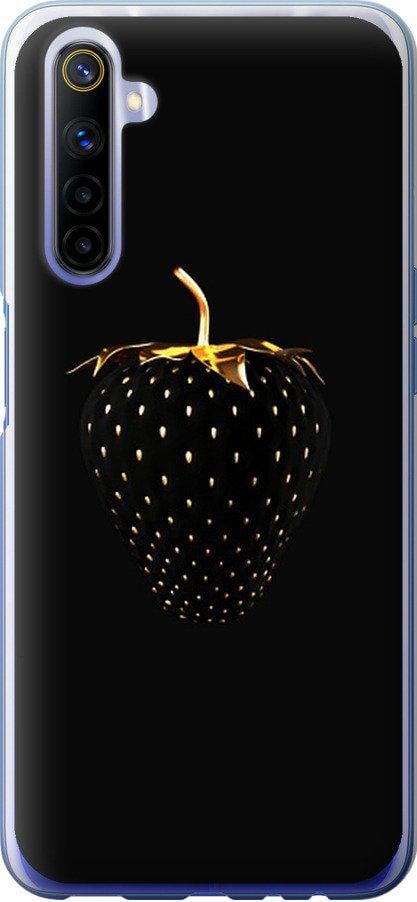 Чехол на Realme 6 Черная клубника (3585u-1913-42517)
